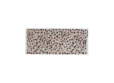 WACKO MARIA Leopard Jacquard Towel (Face) "Black"