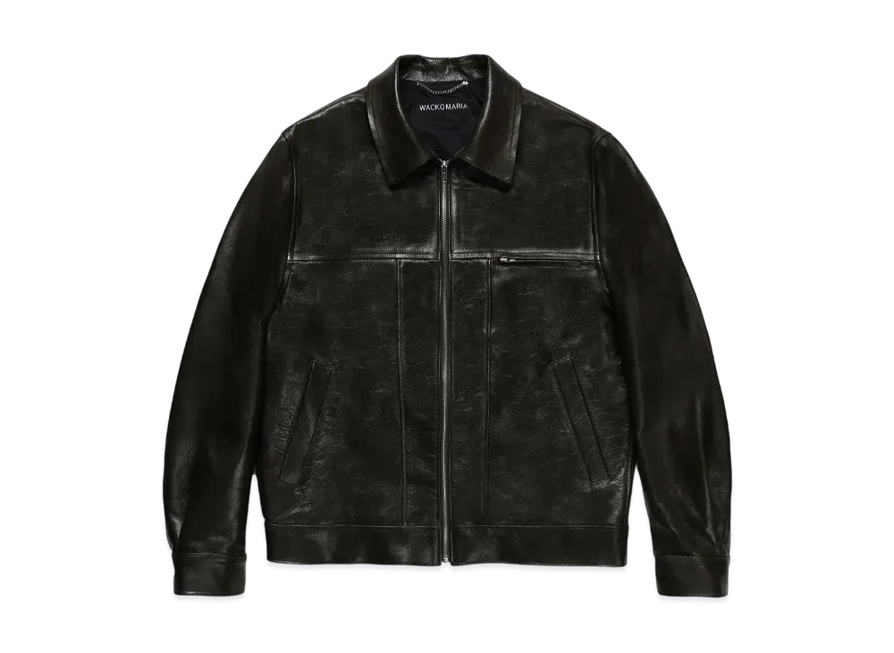 WACKO MARIA Leather Jacket "Black"