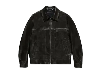 WACKO MARIA Leather Jacket "Black"
