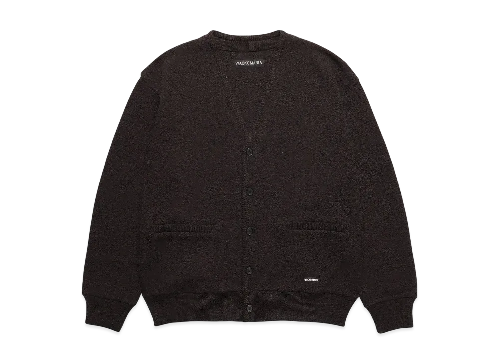 WACKO MARIA Classic Knit Cardigan "Brown"