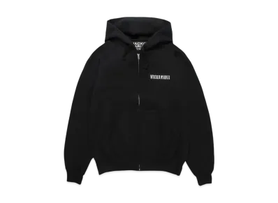 WACKO MARIA Heavy Weight Zip Hooded Sweat Shirt "Black"