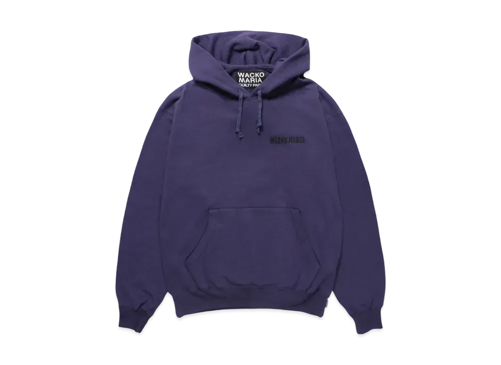 WACKO MARIA Heavy Weight Hooded Sweat Shirt "Purple"