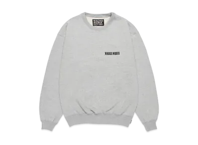 WACKO MARIA Heavy Weight Crew Neck Sweat Shirt "Gray"