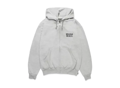 WACKO MARIA Heavy Weight Zip Hooded Sweat Shirt "Gray"