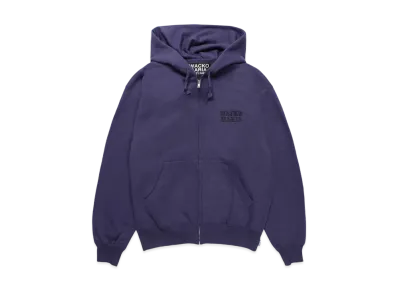 WACKO MARIA Heavy Weight Zip Hooded Sweat Shirt "Purple"