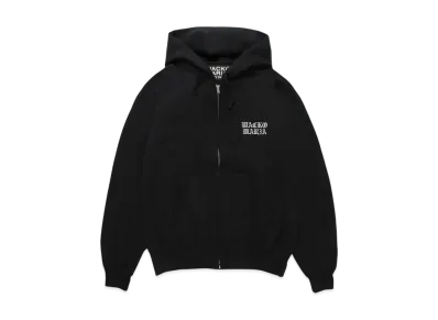 WACKO MARIA Heavy Weight Zip Hooded Sweat Shirt "Black"