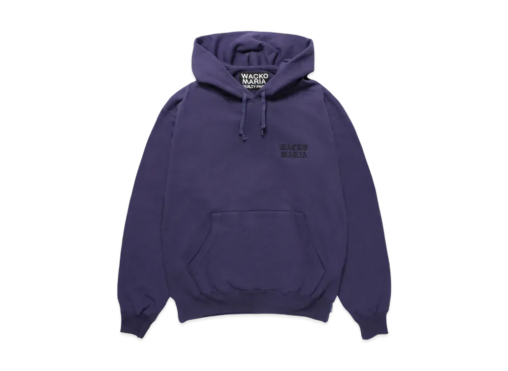 WACKO MARIA Heavy Weight Hooded Sweat Shirt "Purple"