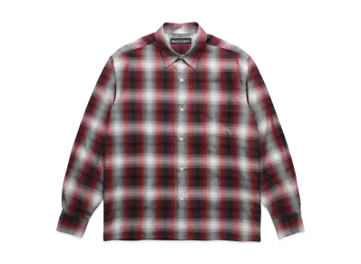 WACKO MARIA Check Regular Collor Shirt "Red"