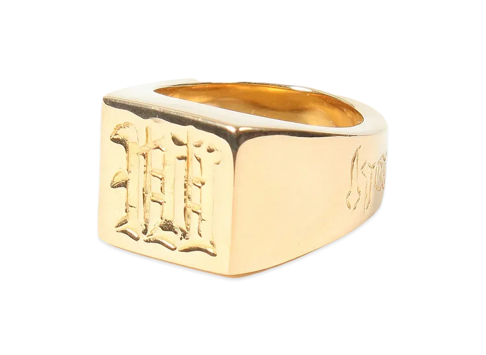 WACKO MARIA Signet Ring "Gold"