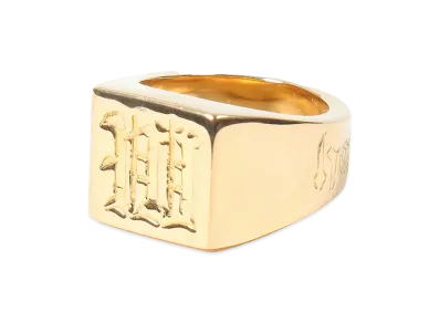 WACKO MARIA Signet Ring "Gold"
