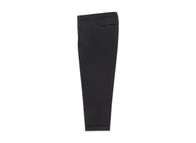 WACKO MARIA x Dormeuil / Pleated Trousers (Type-2) "Black"