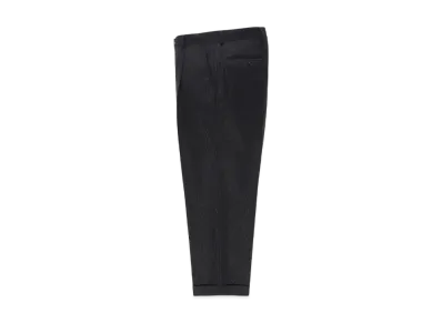 WACKO MARIA x Dormeuil / Glitter Pleated Trousers (Type-2) "Black"