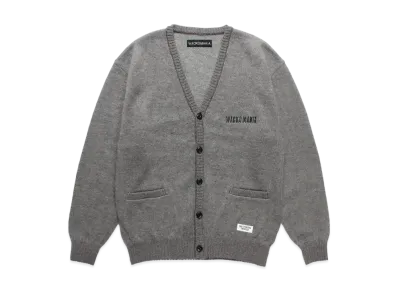 WACKO MARIA Mohair Knit Cardigan "Gray"