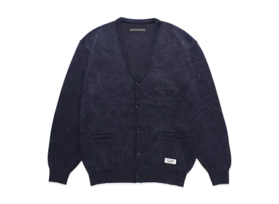WACKO MARIA Mohair Knit Cardigan "Navy"