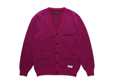 WACKO MARIA Mohair Knit Cardigan "Magenta"
