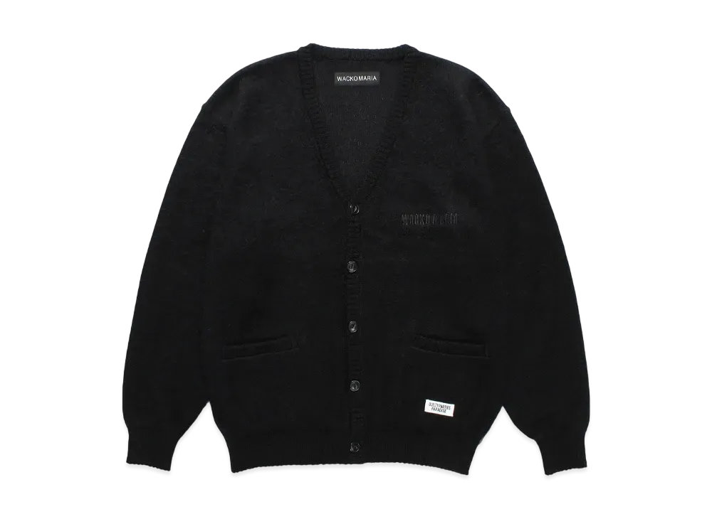WACKO MARIA Mohair Knit Cardigan "Black"