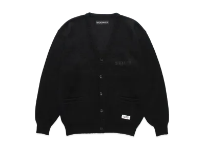 WACKO MARIA Mohair Knit Cardigan "Black"