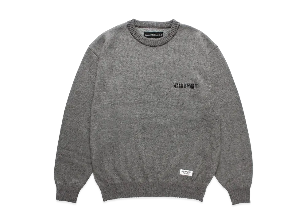 WACKO MARIA Mohair Knit Sweater "Gray"