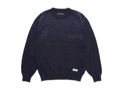 WACKO MARIA Mohair Knit Sweater "Navy"