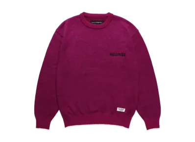 WACKO MARIA Mohair Knit Sweater "Magenta"