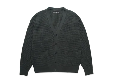 WACKO MARIA Waffle Knit Cardigan "Green"