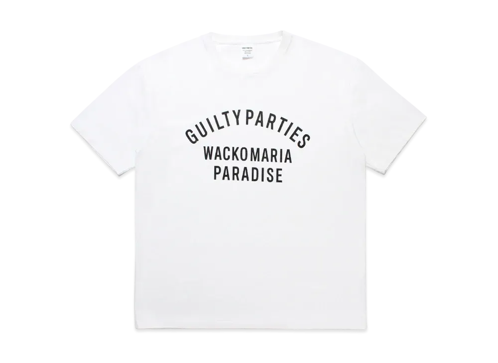 WACKO MARIA Washed Heavy Weight T-Shirt "White"