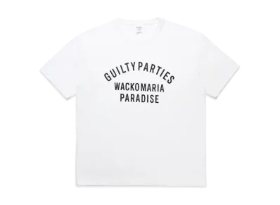 WACKO MARIA Washed Heavy Weight T-Shirt "White"