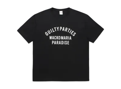 WACKO MARIA Washed Heavy Weight T-Shirt "Black"