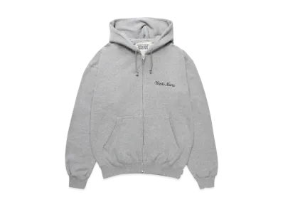 WACKO MARIA Middle Weight Zip Hooded Sweat Shirt "Gray"
