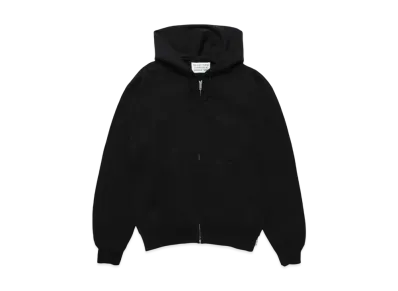 WACKO MARIA Middle Weight Zip Hooded Sweat Shirt "Black"