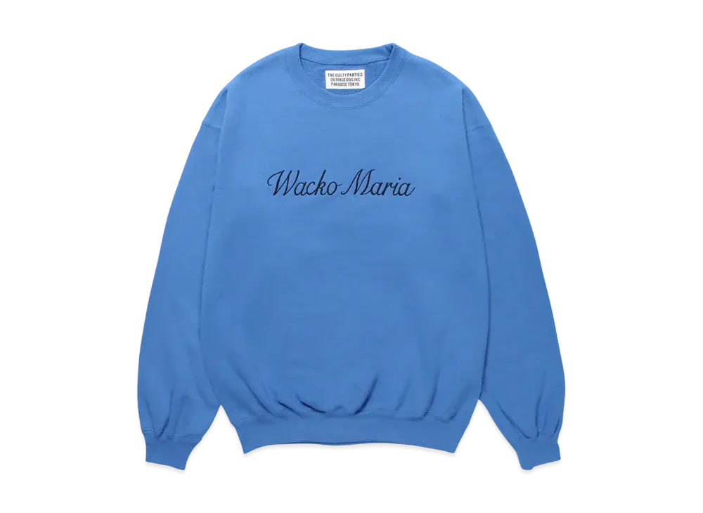 WACKO MARIA Middle Weight Crew Neck Sweat Shirt 