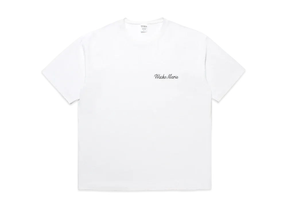 WACKO MARIA Washed Heavy Weight T-Shirt "White"