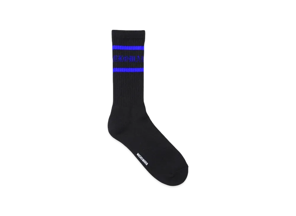WACKO MARIA Sports Socks "Blue"