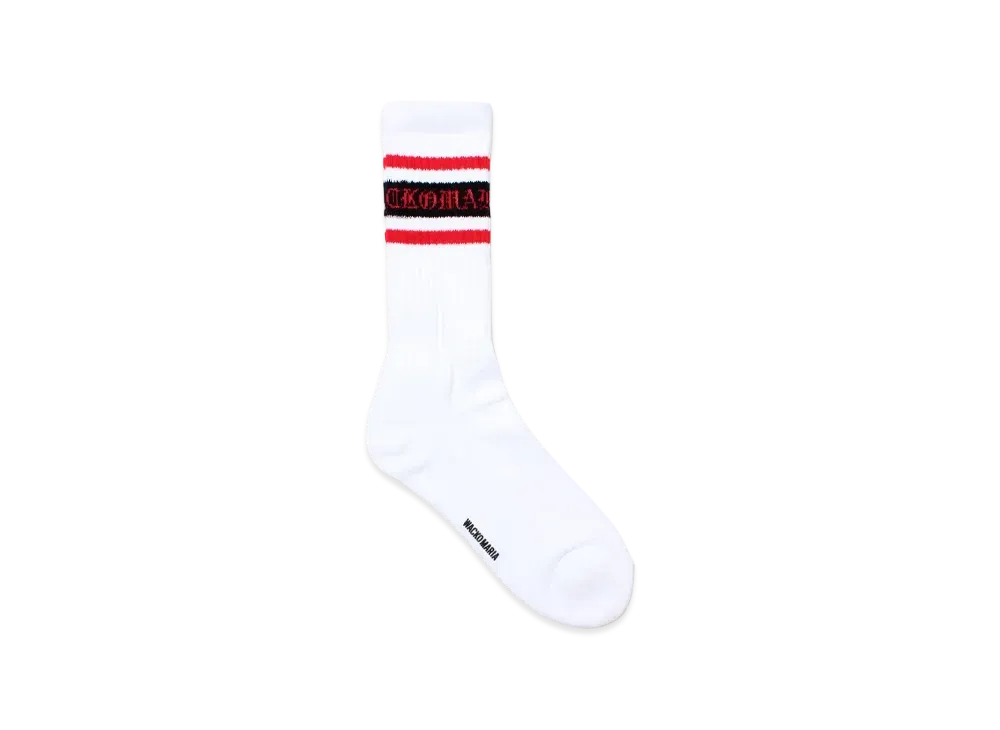 WACKO MARIA Sports Socks "Red"
