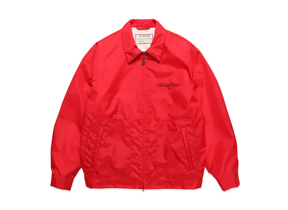 WACKO MARIA MCGREGOR / Nylon Drizzler Jacket "Red"
