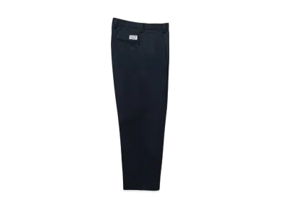 WACKO MARIA Double Pleated Chino Trousers "Navy"