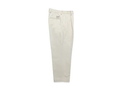 WACKO MARIA Double Pleated Chino Trousers "Light Beige"