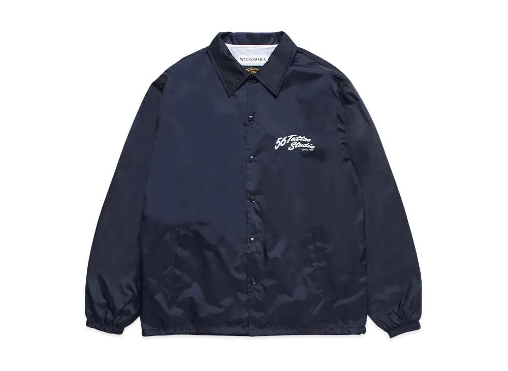 WACKO MARIA 56 TATTOO STUDIO / Coach Jacket "Navy"