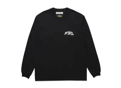 WACKO MARIA 56 TATTOO STUDIO / Washed Heavy Weight Long Sleeve T-Shirt "Black"