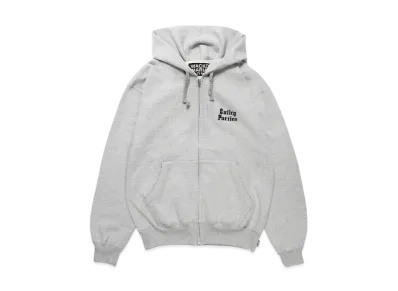 WACKO MARIA Middle Weight Zip Hooded Sweat Shirt "Gray"