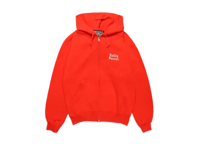 WACKO MARIA Middle Weight Zip Hooded Sweat Shirt "Red"