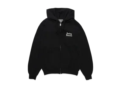 WACKO MARIA Middle Weight Zip Hooded Sweat Shirt "Black"