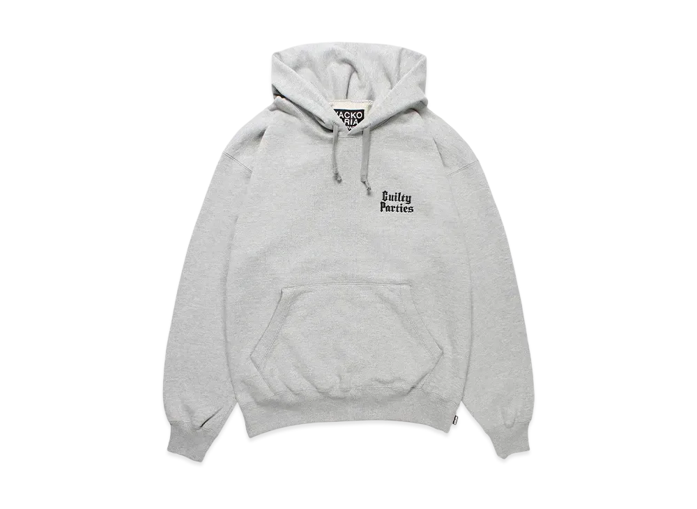 WACKO MARIA Middle Weight Hooded Sweat Shirt "Gray"