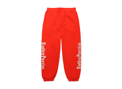 WACKO MARIA Middle Weight Sweat Pants "Red"