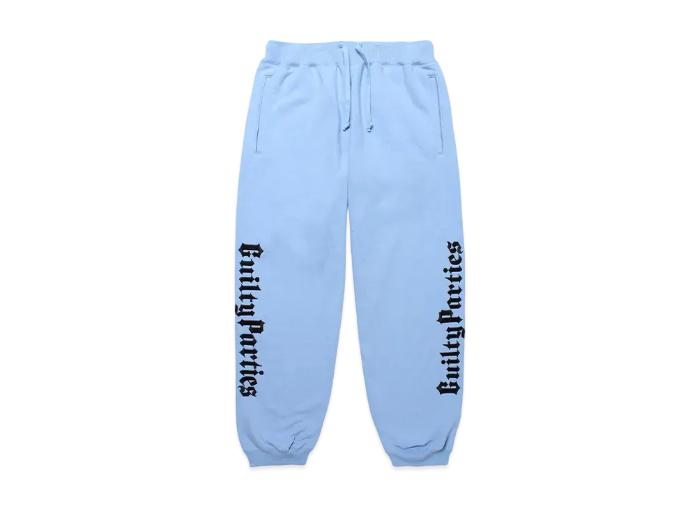 WACKO MARIA Middle Weight Sweat Pants "Light Blue"