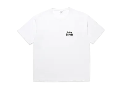 WACKO MARIA Washed Heavy Weight T-Shirt "White"