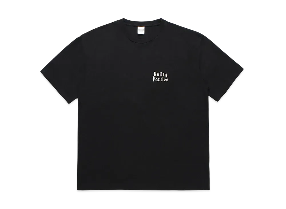 WACKO MARIA Washed Heavy Weight T-Shirt "Black"