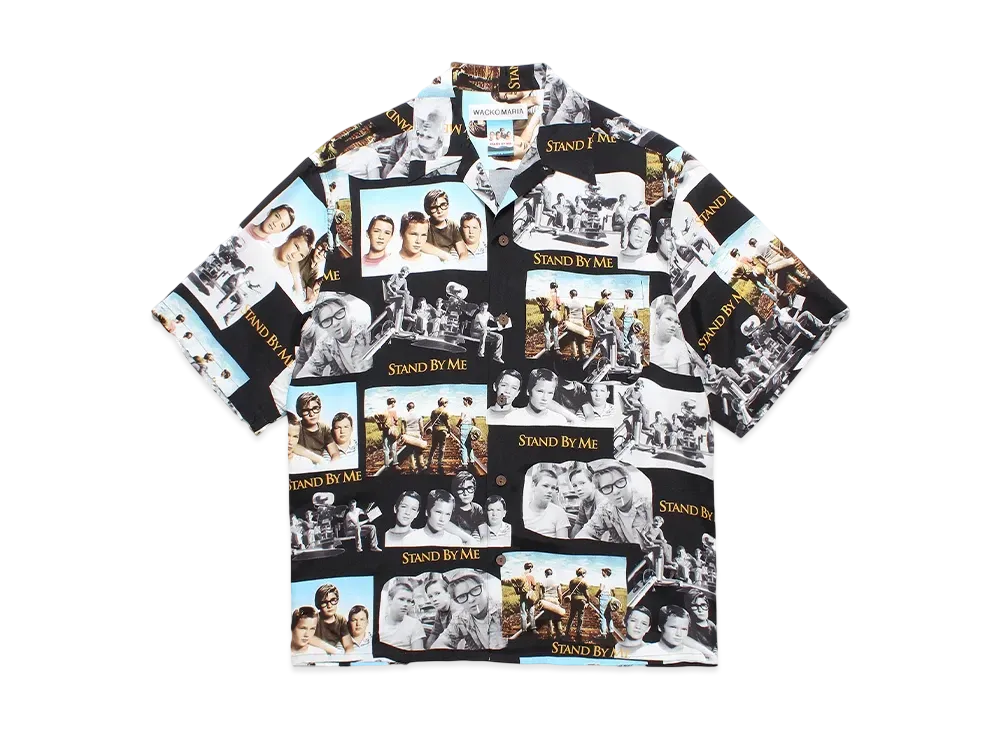 WACKO MARIA Stand By Me / Hawaiian Shirt "Black"