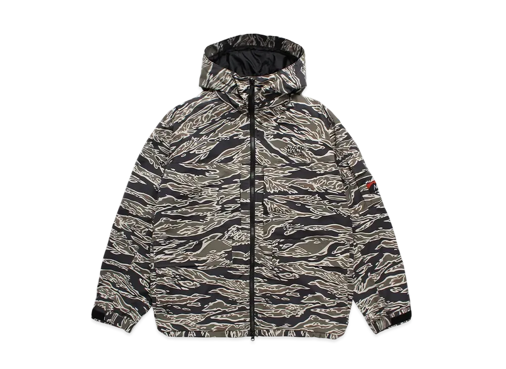 WACKO MARIA x Nanga / Tiger Camo Mountain Parka "Olive"