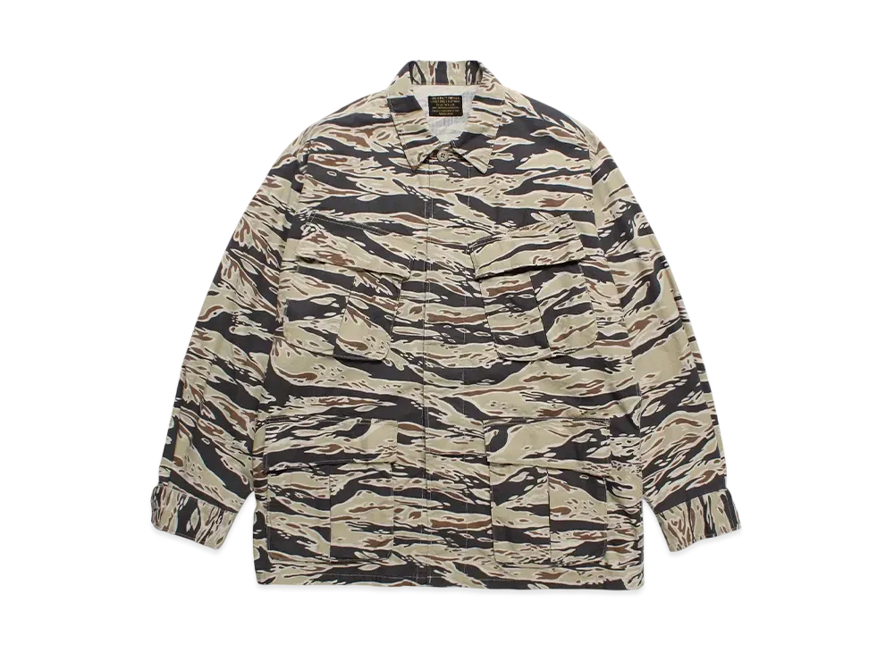 WACKO MARIA Tiger Camo Fatigue Jacket "Beige"
